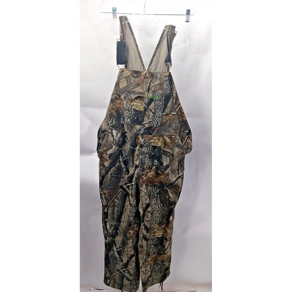 Remington Bibs Mens Large Green Realtree Camo Hardwoods HD Hunting Overalls